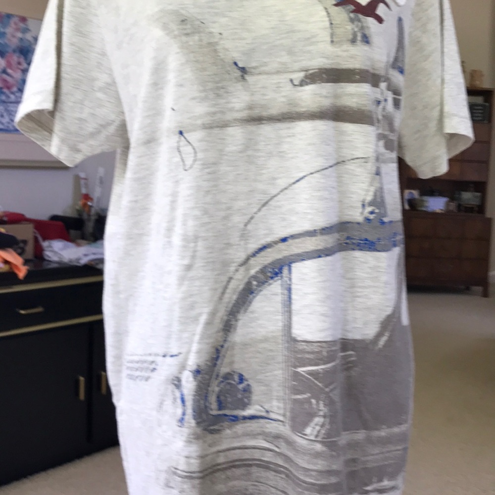Hollister grey t shirt.
